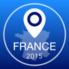 フランスオフライン地図+シティガイドナビゲーター、観光名所と転送