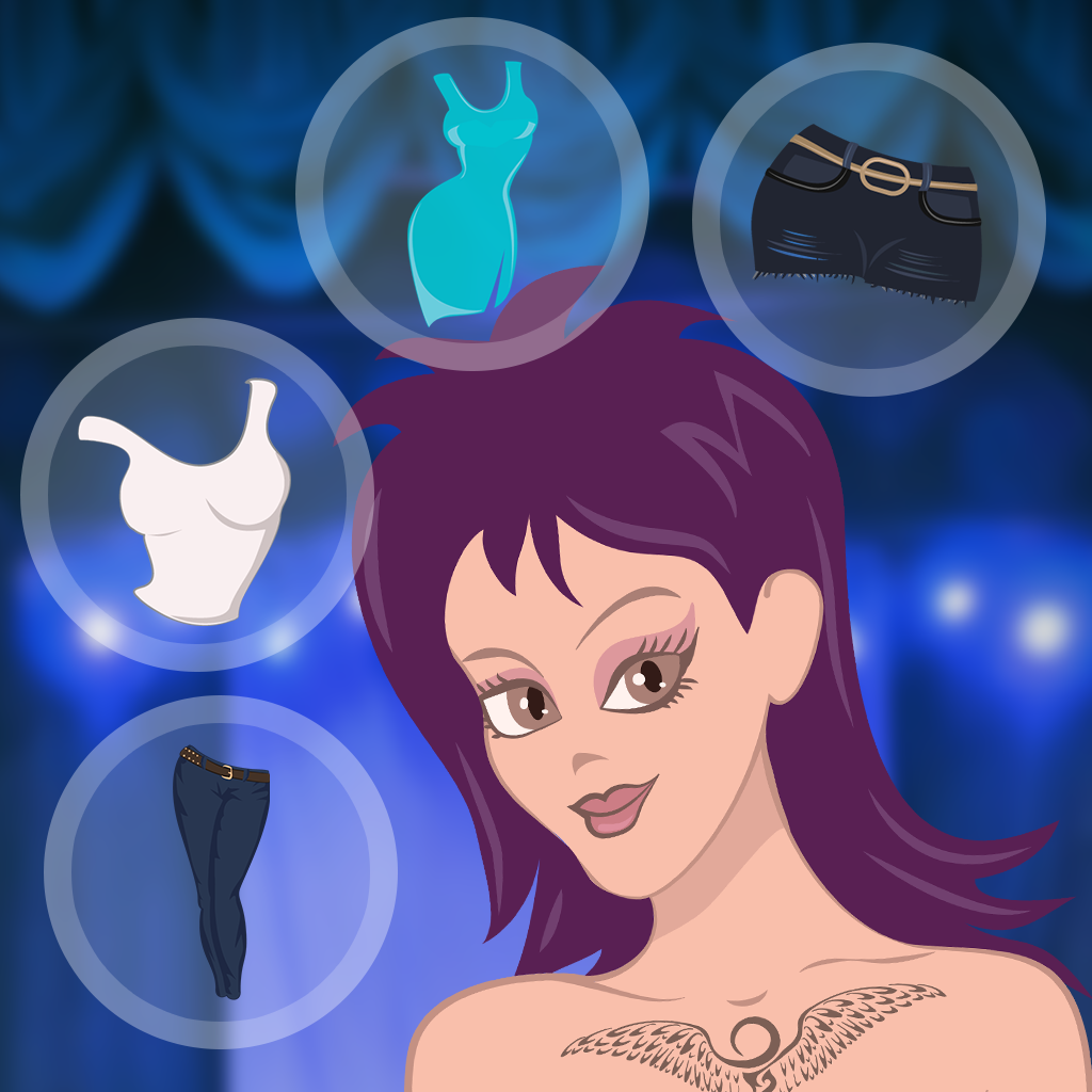 New Rock Star Diva Dress Up - awesome fashion girl dressing game