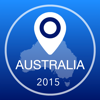 オーストラリアオフライン地図+シティガイドナビゲーター、観光名所と転送