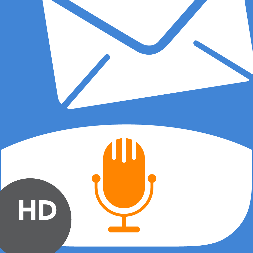 iDictate Email HD: 文字入力でなく音声吹き込みでメールを送信