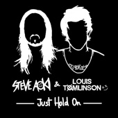 Just Hold On - Steve Aoki &amp; Louis Tomlinson Cover Art