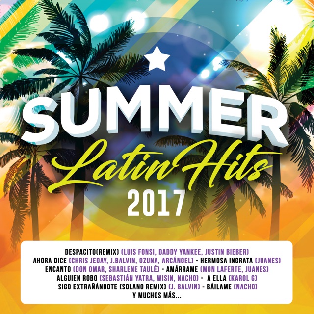 Luis Fonsi Summer Latin Hits 2017 Album Cover