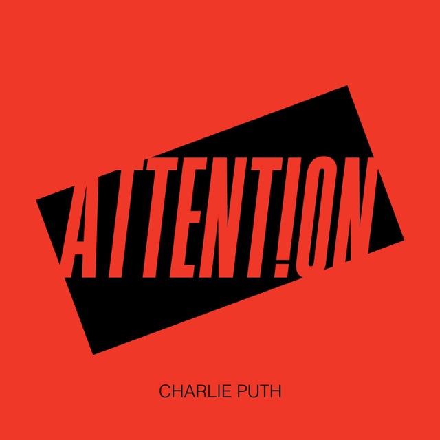 Charlie Puth Attention - Single Album Cover