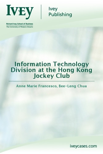 Information Technology Division at the Hong Kong Jockey Club