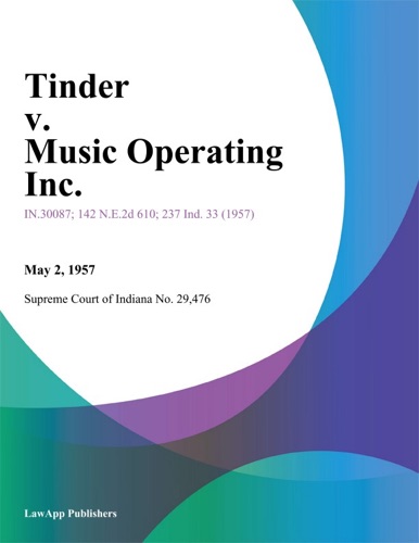 Tinder v Music Operating Inc