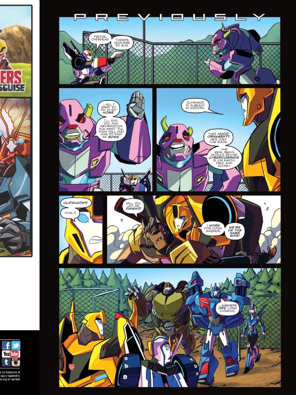 Transformers Robots In Disguise Issue 4 Three Page Preview Transformers News Tfw2005