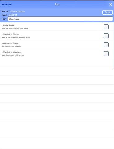 Captura de pantalla del iPad 4
