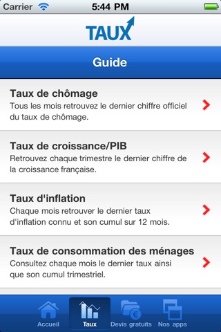 Captura de ecrã do iPhone 1