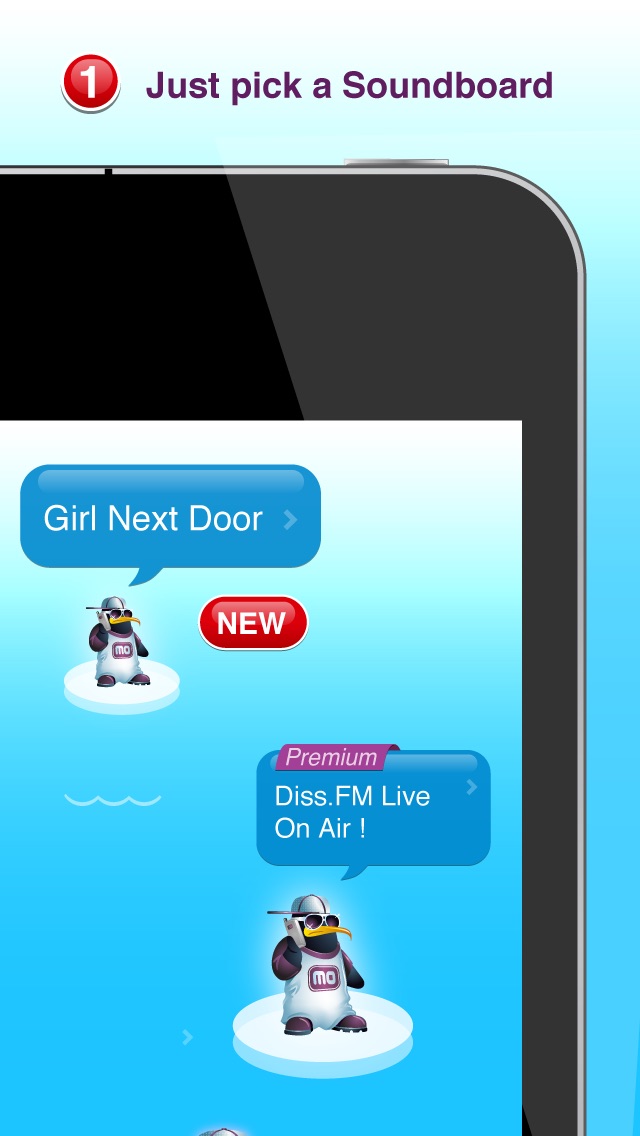 Screenshots of Kidding Mo! Funny Prank Call Soundboards for iPhone