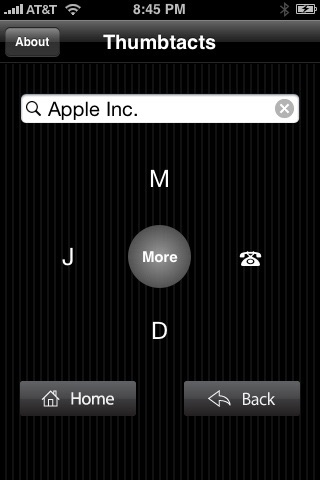 Captura de pantalla del iPhone 4