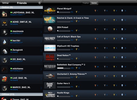 see your psn friends list