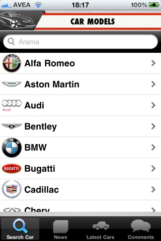 Car Models screenshot1