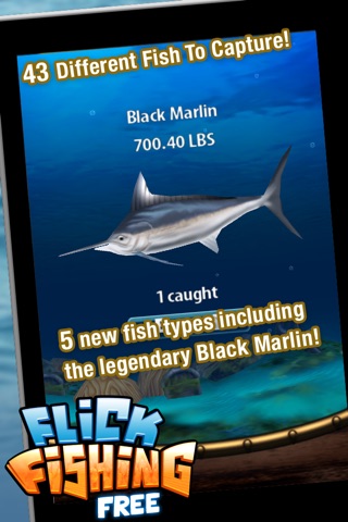 Screenshots of Flick Fishing FREE for iPhone