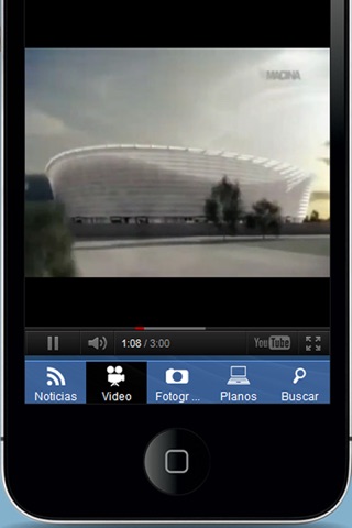 Captura de pantalla del iPhone 3