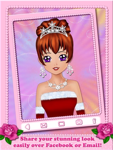 Screenshots of Make Up Makeover Dress Up Star Model Popstar Girl Beauty Salon - free educational makeup games for girls loving fashion in anime style for iPad