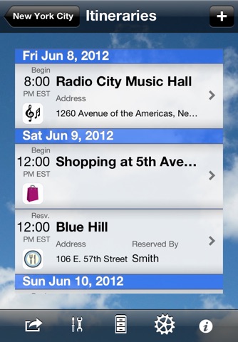 Trip Boss Itinerary manager screenshot