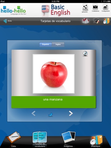 Captura de pantalla del iPad 3