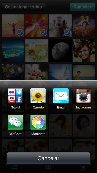 Captura de pantalla del iPhone 5