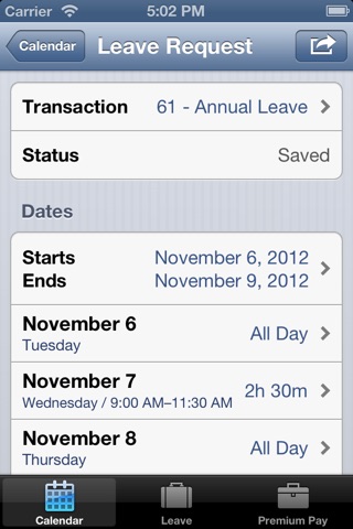 Kronos for Federal FedLPP screenshot