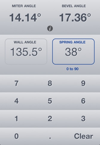 Crown Molding Angle Finder • Calculate Miter and Bevel Angles screenshot