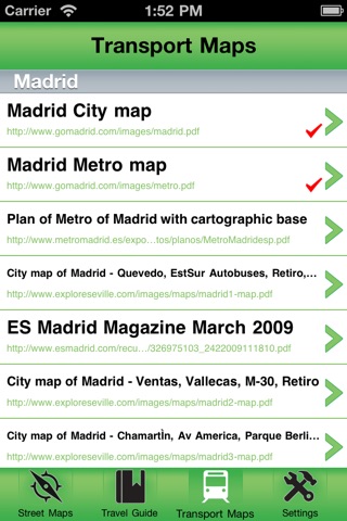 Captura de pantalla del iPhone 3