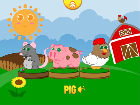 Screenshots of Funny Animals for baby and preschool toddler - Play and learn for iPad
