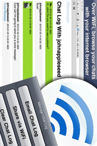 Screenshots of iMessenger - Real Communication for iPhone for iPhone