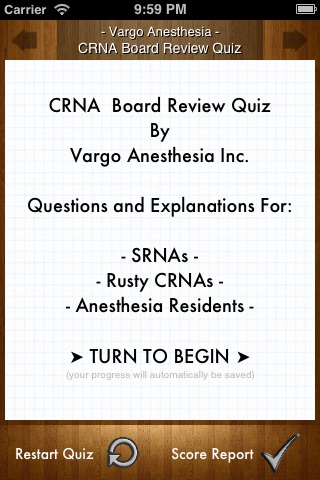 CRNA Board Review screenshot