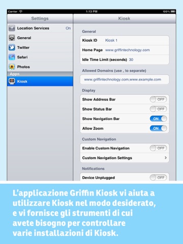 Captura de pantalla del iPad 4
