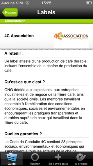 Capture d’écran iPhone 4