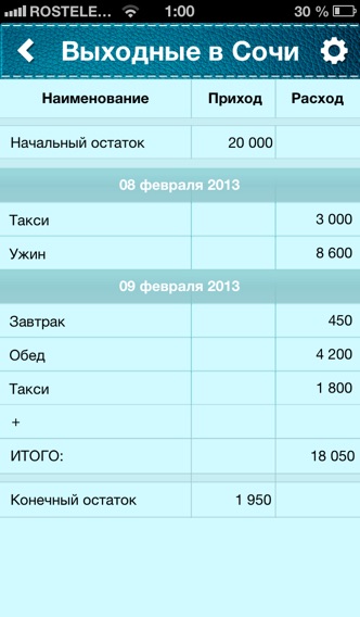 Снимок экрана iPhone 1
