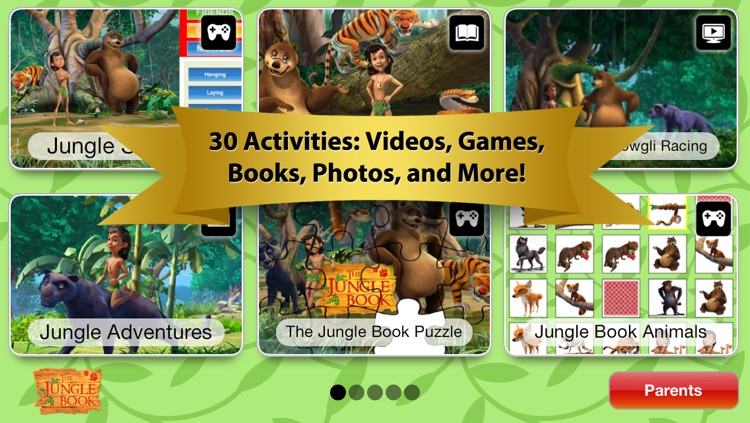 The Jungle Book - Expanded Interactive Edition - Official Videos & Games  featuring Lovable Bear, Tiger & Snake Characters for Kids by Playrific, Inc.