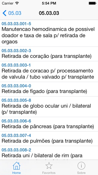 Captura de tela do iPhone 3