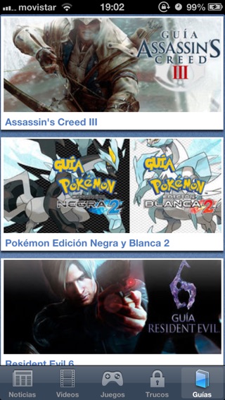 Captura de pantalla del iPhone 5