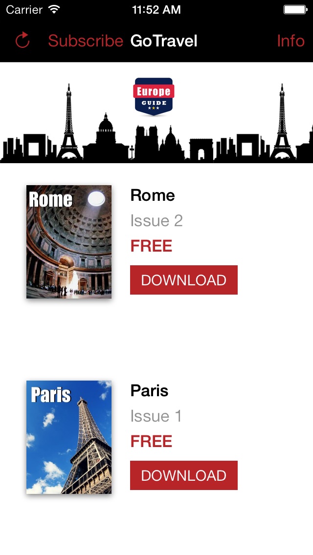 Europe travel guide a... screenshot1