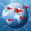 FlagIt!世界制覇〜旅する所に国旗貼っていこう!