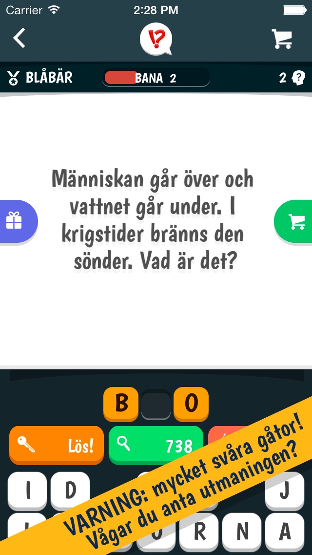 Kluriga gÃ¥tor – ett utmanande spel med svÃ¥ra gÃ¥tor av apprope ab