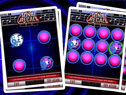 TONAL RECALL - musical memory game для iPad
