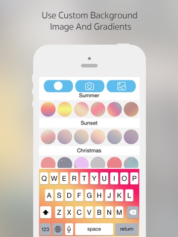 Screenshots of Font Changer - Color Keyboard Themes & Custom Fonts Keyboard for iPad