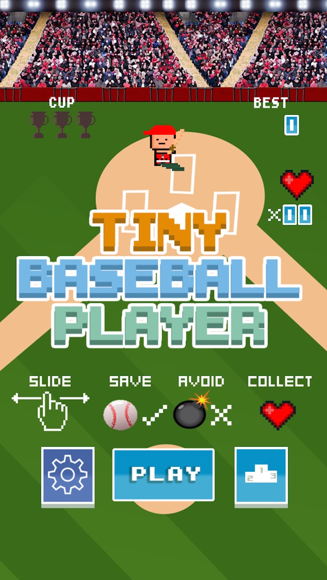Screenshots of A Tiny Baseball Player - Free 8-Bit Retro Pixel Baseball for iPhone