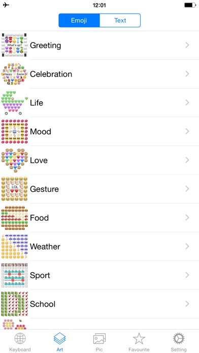 Screenshots of Emoji Keyboard Extra - Adult Emojis Icons & New Emoticons Art Fonts For Texting Free for iPhone