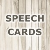 Speech Cards by Teach Speech Apps - for speech therapy pinning ceremony speech 