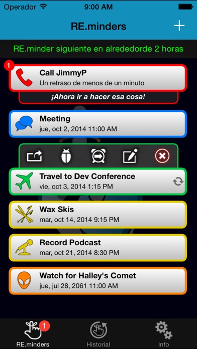Captura de pantalla del iPhone 1