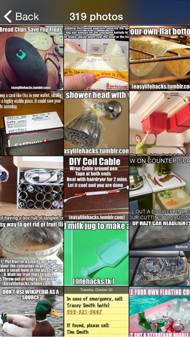 Screenshots of 1000 Life Hacks & Tips free for iPhone