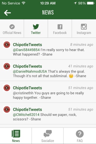 Chipotle Cultivate Festival screenshot