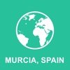 Murcia, Spain Offline Map : For Travel murcia spain attractions 