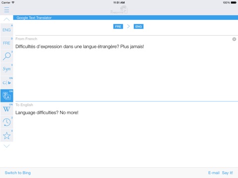 Captura de pantalla del iPad 3