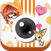 Sweet Cartoon Sticker Frame retro photo editor 