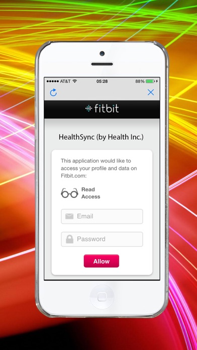 Sync from Fitbit to H... screenshot1