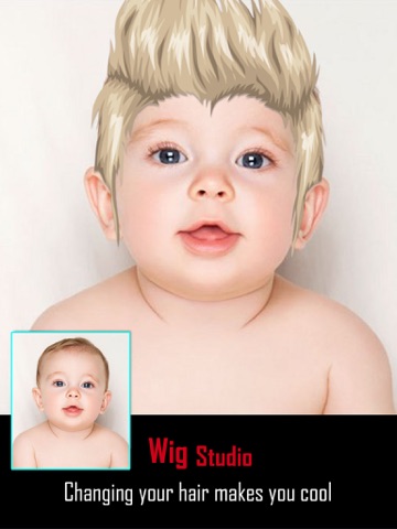 Screenshots of Insta Wig Studio - Hair Editor Booth to Design Hairstyle plus Change Color Effects for iPad